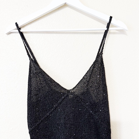 NWT ASTA Resort Delilah Mini Dress - Black Sequin Revolve Large SOLD OUT $240 - Picture 16 of 16
